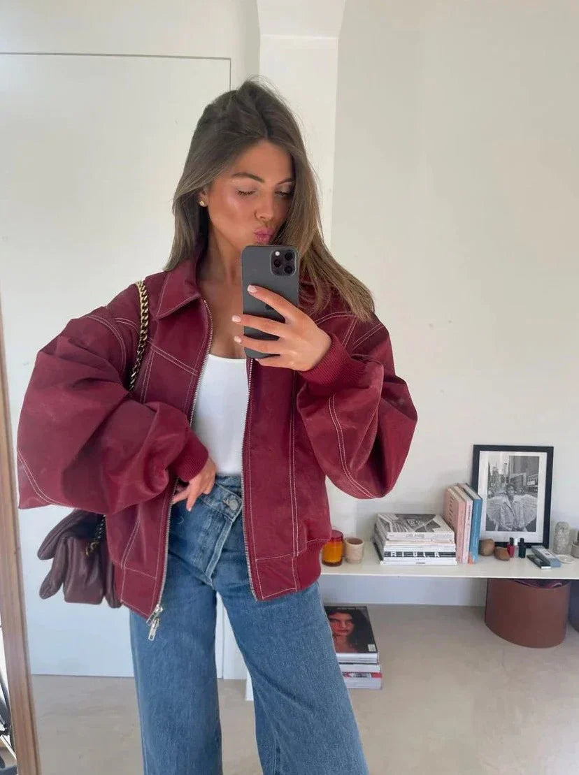 Oversized autum jacket