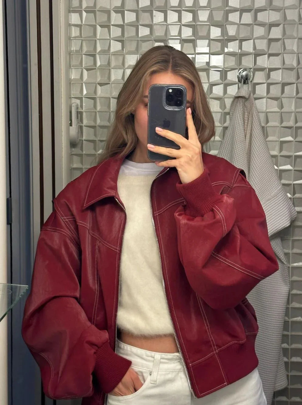 Oversized autum jacket