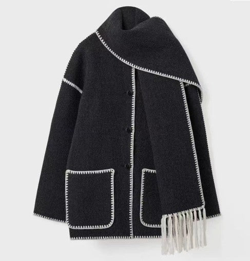 Fall Scarf Coat